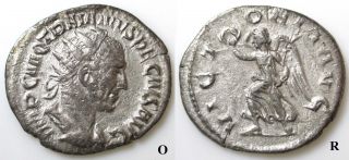 Trajan Decius - Silver Ar Antoninianus Coin - 249 - 251 Ad - Roman Imperial photo