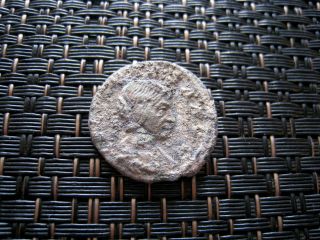 Fouree Denarius Of Julia Maesa Elagbalus Grandmother Ancient Roman Coin photo