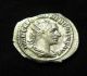 Ancient Roman Silver Anton Trebonnianus Gallus.  251/3 A.  D,  Pietas.  23.  5 Mm Coins & Paper Money photo 2