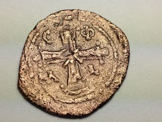 Ancient Byzantine Coin.  Cross Tetarteron.  Alexius I.  Comnenus.  1092 - 1181ad.  Chk.  Pics photo