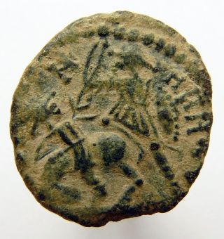 Emperor Constantine Ii 337 - 361 Ad Roman Bronze Coin Antique Fallen Horseman photo