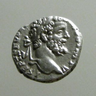Septimius Severus Silver Denarius_victory With Trophy_arab Adiab Cos Ii P P photo