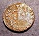 Arcadius,  Emperor Drags Prisoner Led By Chi - Rho Christogram,  Roman Coin Coins: Ancient photo 1