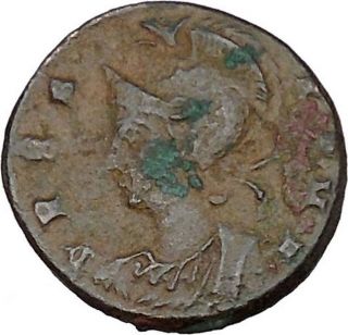 Constantine The Great Romulus & Remus W She - Wolf Commemorative Roman Coin I42697 photo