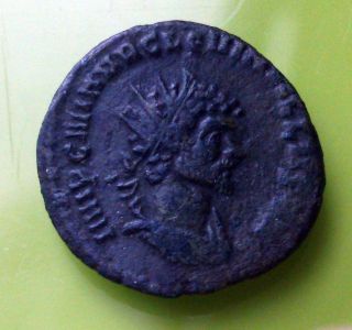 Rare Marcus Claudius Quintillus Antoninian 270 Ad @ Rare In Such Quality @ photo