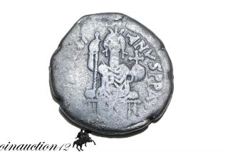 Byzantine Coin Ae 32 Follis Justinian I Antioch Year 5 photo