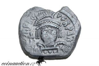 Byzantine Coin Ae 29 Heraclius Follis Cyzicus Year 3 photo
