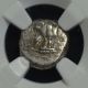Bithynia,  Calchedon (387 - 340 Bc),  Ar Hemidrachm,  Bull/grain Trident,  Ngc Fine Coins: Ancient photo 3