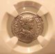 Roman Empire Geta 209 - 211 Silver Ngc Xf Rome Denarius Issued As Caesar Nobilitas Coins: Ancient photo 1