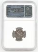 136 Bc Roman Republic Ar Denarius Coin Vf Ngc Gragulus Roma Jupiter S - 115 Coins: Ancient photo 1