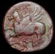 Mortown Syracuse Ca 390 Bc.  Ae Drachm,  Head Of Athena Left/ Hippocamp Coins: Ancient photo 1