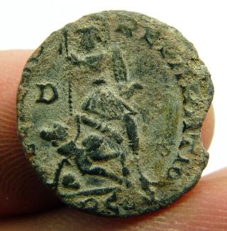 Emperor Constantine Ii 337 - 361 Ad Roman Bronze Coin Antique Fallen Horseman photo