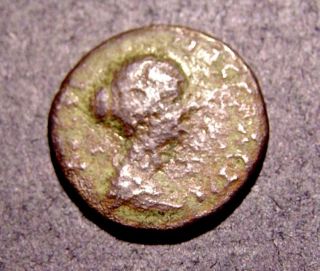 Empress Faustina Ii,  Worship W/ Snake In 175 A.  D.  Bulgaria,  Ancient Roman Coin photo