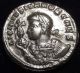 Mortown Licinius Ii Ae3 Vot X,  2 Captives Licinius Holding Victory,  Globe Rare Coins: Ancient photo 2