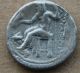 Alexander Iii The Great,  Macedonian Kingdom Ar Silver Drachm 336 - 323 Bc Vf, Coins: Ancient photo 2