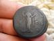 Faustina Sestertius Sesterce 22.  38 Gr,  Pietas,  Rarity,  Lovely Black Patina Coins: Ancient photo 3