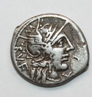 Roman Republic Silver Denarius photo