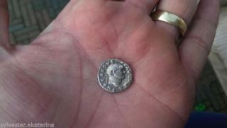 Roman Silver Denarius :vespasianus photo