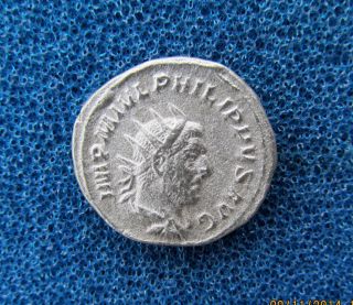 Roman Empire Philip I Silver Antoninianus 244 - 49 Ad photo