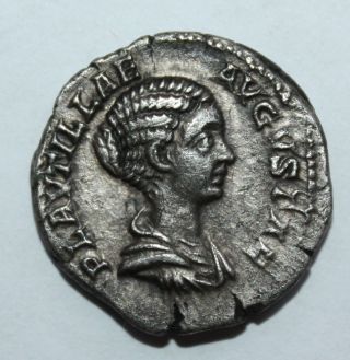 Roman Silver Denarius Of Pautilla photo