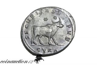 Roman Coin Ae 1 Julian Ii Augustus Antioch Securitas Reibup,  Bull Stng R photo