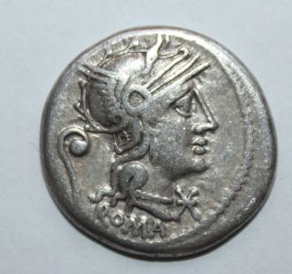 Roman Republic Silver Denarius C.  Servilius photo