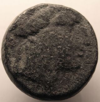 Ancient Greek Coin/ionia/smyrna/apollo/homer photo