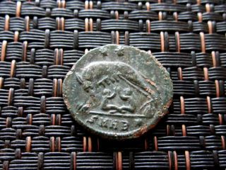 Constantine I The Great 307 - 337 Ad Romulus & Remus Wolf Ancient Roman Coin photo