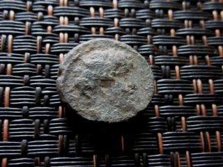 Ancient Greek Bronze Coin Unknown Caduceus Very Interesting / 15mm photo