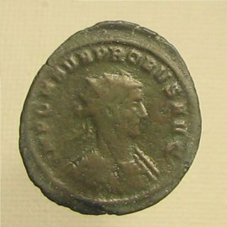 Probus Ae Antoninianus - Green Patina - Siscia - 279 Ad.  Uncertified - Ungraded photo