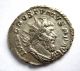 260 A.  D British Found Emperor Postumus Roman Period Silver Antoninus Coin.  Vf Coins: Ancient photo 1