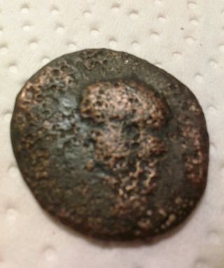 Nero,  Roman Emperor 54ad - 68ad,  Coin photo