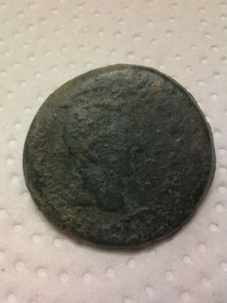 Tiberius,  Roman Emperor 14ad - 37ad,  Coin photo