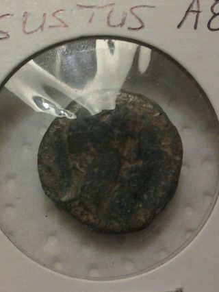 Augustus,  Roman Emperor 27bc - 14ad,  Coin photo