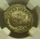 235 Ad Ngc Vf Silver Roman Empire,  Maximinus Denarius Ancient Coin Rev Globe Coins: Ancient photo 6
