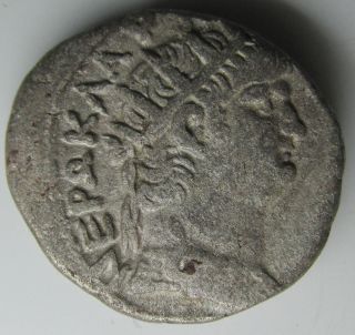 Roman Egypt Nero Silver Tetradrachm,  Eagle Reverse photo