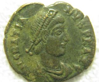Rare Gratian / Secvritas Reipvlicae Cyzicus 367 - 375 Ad Authentic Ancient photo