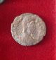 Unidentified Roman Bronze Ae4 Jupiter With Globe Scepter Coins: Ancient photo 1