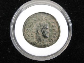 Allectus Quinarius 293 - 296 Galley Ancient Roman Coin Nr photo