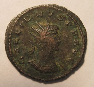 Ancient Roman Coin - Gallienus - Ric 667 W/star photo