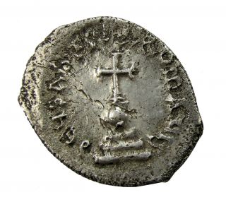 Heraclius With Heraclius Constantine 610 - 641 Hexagram 6.  35g/26mm Constant.  R - 918 photo