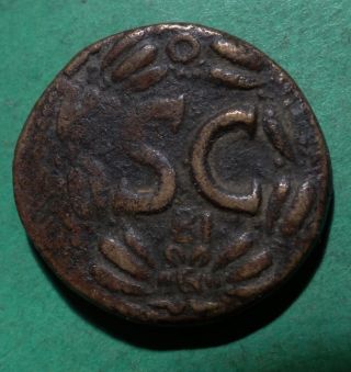 Tater Roman Provincial Ae28 Coin Of Trajan Syria Antioch Sc photo