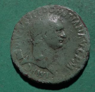 Tater Roman Imperial Ae As Coin Of Domitian Minerva photo