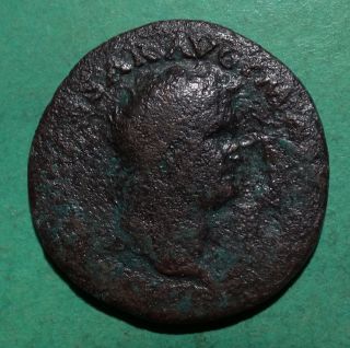 Tater Roman Imperial Ae As Coin Of Nero Victory photo