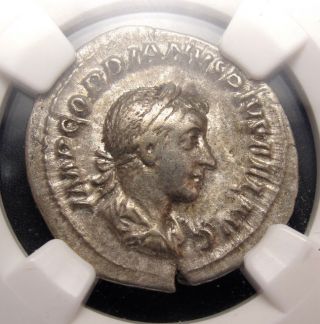 Gordian Iii Ngc Fine From The Famous - The Seven Hills Hoards - Rare Roman Coin photo