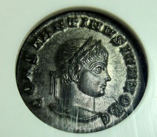 Constantine Ii Caesar Ngc Au From The - Byzantium Hoard - Very Rare Roman Coin photo