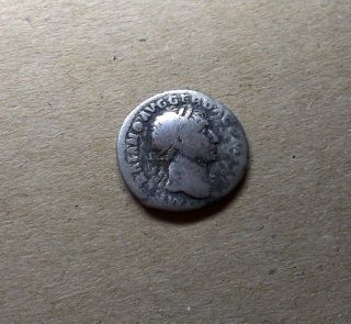 Antique Coin Silver Trajan Traianus Roman Denarius Ad 98 - 117 0782 photo