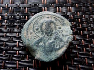 Nicephorus Iii Class I Anonymous Follis 1078 - 1081 Ad Ancient Byzantine Coin photo