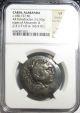 Ngc Graded - Alexander The Great Style Silver Tetradrachm - Caria,  Alabanda Coins: Ancient photo 1