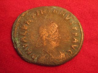 - Rare 375 - 392 A.  D.  Valentinian Bronze Ae2 Victory Roman Coin photo